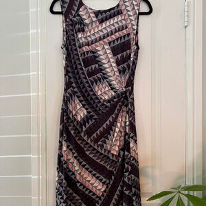 Nic & Zoe Women's multicolor Elegant Edit Sheath Dress Petite Small Knee Length